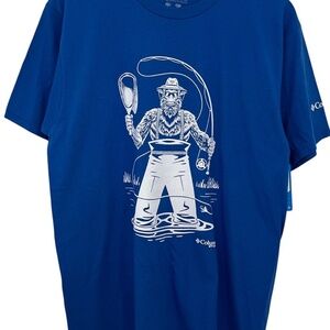 Columbia PFG Bigfoot Fly Fishing Graphic T-Shirt Men’s Medium